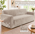 Velvet Sofa Cover – Three Seat, Full Wrap