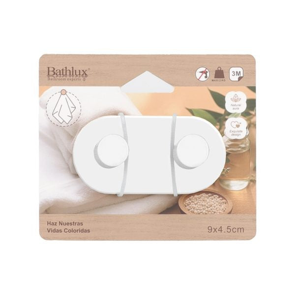 Bamboo Concave Triple Hook – White
