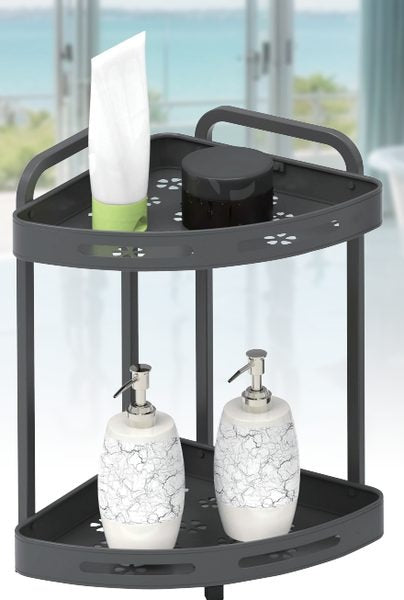 Black Small Corner Rack
