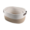 Cotton Rope Splicing 3-piece Set – Khaki Storage Basket