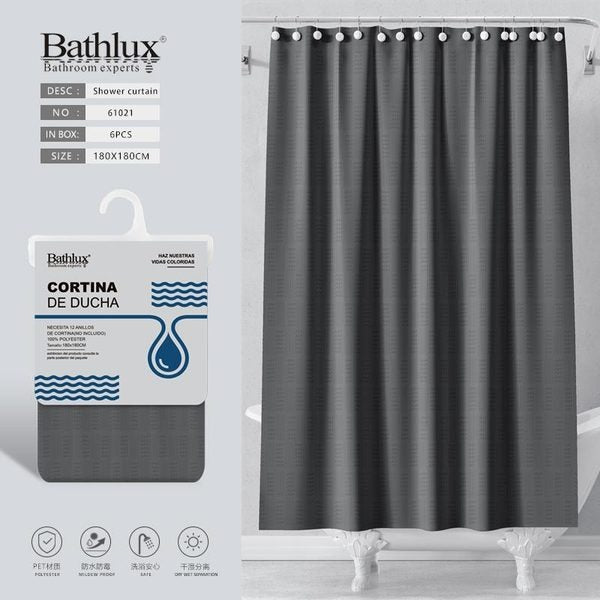 Dark Gray Three Vertical and Horizontal Dot Fabric Show…