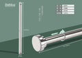 Gray Shower Curtain Rod 110200