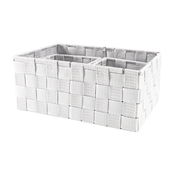 Polypropylene Ribbon Twin 3-piece Set – White Storage B…